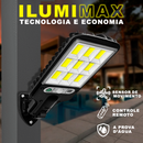 Refletor LED Solar 40W com Sensor de Movimento e Controle Remoto