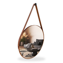 Espelho Redondo Adnet 50cm com Alça e Suporte