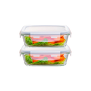 Conjunto Potes de Vidro Hermético 640ml com 4 Travas – Kit 2, 3 ou 5 Unidades Alta Vedação