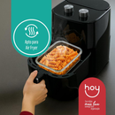 Conjunto Potes 640ml Vidro Hermético 4 Travas Marmita Alta Vedação Marmita Kit 2/3/5