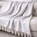 Manta Gigante Jacquard Premium 3,00x2,80 Xale Para Sofá