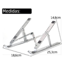 Laptop Suporte Base Notebook Tablet Alumínio Dobrável Portátil