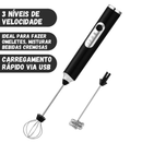 Batedor Misturador Mixer Elétrico para Bebidas Leite Café Clara de Ovo 2 em 1 - AnJin